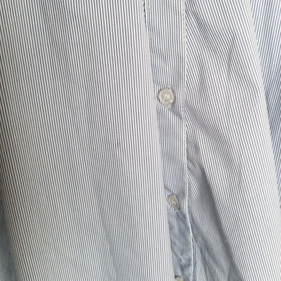 BCBGeneration Striped Fit and Flare Shirt Dress - Picture 6 of 8